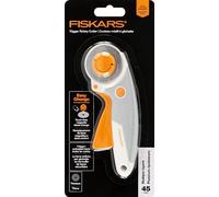 Fiskars® Cortador giratorio Easy Change (45 mm), color blanco