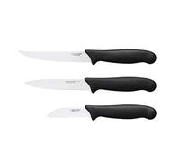 Fiskars Set de cuchillos de mondar, 3 piezas, Cuchillo de pelar