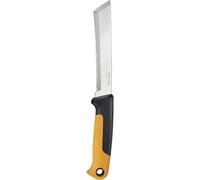Fiskars Cuchillo para cosechar, Para tallos gruesos y troncos, Longitud de la hoja: 15 cm, Acero inoxidable/plástico, Negro/naranja, X-series, K82, 1062830