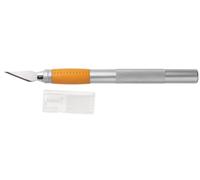 Fiskars Cúter de precisión, Longitud total: 15,9 cm, Acero de calidad/Plástico, Plata/Naranja, 1003885