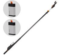 Fiskars eTree Pruner bypass - Cortarramas de batería - 240/400 cm - 24 V - 2x 12 V 4 Ah - Diámetro de corte 32 mm