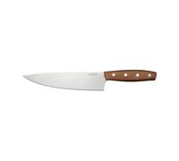 Fiskars Folken Cuchillo de cocinero, Grande, Longitud de hoja 20 cm, Hoja de acero inoxidable alemán, Mango de madera de arce con certificado FSC, 1075696