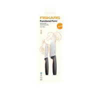 Fiskars Functional Form juego de cuchillos de cocina Acero inoxidable. 2 piezas