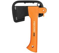 Fiskars Hacha pequeña de camping con estuche de almacenamiento y transporte