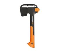 Fiskars Hacha pequeña Universal, Longitud: 35,5 cm, Capa Antiadherente