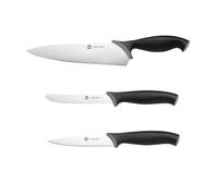 FISKARS Juego de cuchillos, 3 piezas, cuchillo de chef grande