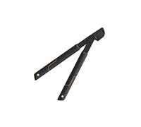 Fiskars Podadera de dos manos SingleStep (S) L28 | Verde, revestimiento antiadherente, acero de precisión endurecido, longitud: 50 cm, negro, L28, 1001432