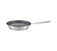 Fiskars Sartén All Steel Ø26 cm - Revestimiento, Apta para todas las placas, Acero inox reciclado