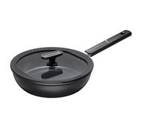 FISKARS Sartén con Tapa, Hard Face, Diámetro 24 cm, Capacidad: 2,2 litros