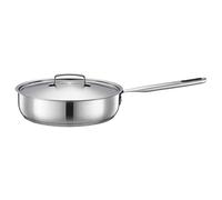 FISKARS Sartén para saltear con tapa, Ø 26 cm / 3,2 L, Con revestimiento
