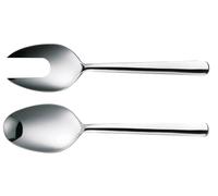Fiskars Set de Cubiertos para Ensalada, 2 Piezas, Functional Form | Cucharón para Ensalada y Tenedor para Ensalada, Acero Inoxidable 18/10, Plata/Brillante, 1002948