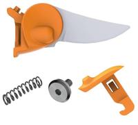 Fiskars Set de Repuestos con Cuchilla, Resorte, Tornillo y Cierre para Tijeras de Podar DualAction P981, Corta Ramas de Hasta 26 mm de Grosor, Con Revestimiento Antiadherente, Acero, Naranja, 1080137