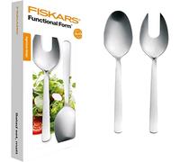 FISKARS Set para Ensalada, 2 Unidades, Acero, Plata/Mate, Functional Form, 1002960