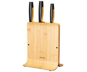 FISKARS - Tacoma de 3 cuchillos, bambú 1057553