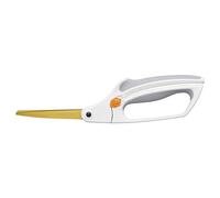 Fiskars Tijeras de titanio Easy Action, asistidas por resorte, cuchillas de acero inoxidable rectificadas de precisión, 8 pulgadas