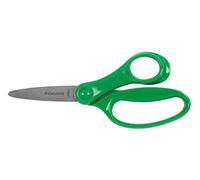 Fiskars Tijeras infantiles, Tijeras para niños grandes de 8 a 11 años | Diestro, longitud: 15 cm, verde, 1067848
