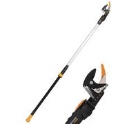 Fiskars UPX86 - Cortarramas de poda telescópico profesional - pértiga 240/400 cm - Ø 32 mm