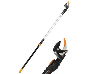 Fiskars UPX86 - Cortarramas de poda telescópico profesional - pértiga 240/400 cm - Ø 32 mm
