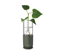 FISKARS Urban Plant Care Recipiente de Cultivo para esquejes | Vidrio/metal, Color: Verde oliva, Artículo: 1080911, Verde oliva, 1080911