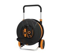 Fiskars Waterwheel M, Carrete para hilo con manivela, Funcional, , Naranja, 2 ruedas, 398 mm, 250 mm