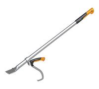 Fiskars WoodXpert Palanca de tala - L, Para manejar la tala de árboles, Longitud: 115 cm, Negro/Naranja/Plata, 1015439