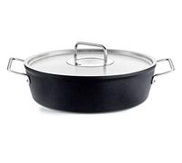 Fissler Asadera Adamant 28 cm – 4,3 L, Aluminio, Antiadherente con Tapa Metálica, Inducción