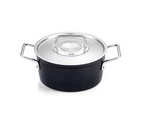 Fissler Adamant Olla de 2,7 L y 20 cm de Diámetro, Aluminio, con Tapadera Metálica, Antiadherente, Inducción