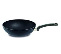 Fissler Adamant Wok de aluminio, 28 cm de diámetro, sartén wok, con revestimiento, antiadherente, de borde alto, resistente a los arañazos, para todo tipo de placas, también inducción
