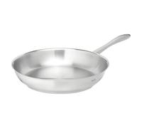 Fissler Catania Sartén de acero inoxidable, diámetro de 28 cm, sin recubrimiento, sartén para guisar, ideal para freír, para todas las placas, también inducción