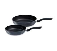 Fissler Cenit Juego de sartenes, 2 piezas, diámetro de 24 cm y 28 cm, sartenes de aluminio recubiertas, sartén antiadherente