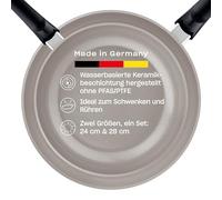 Fissler Ceratal Classic Juego de Sartenes, 2 Piezas, Aluminio, con Revestimiento Cerámico (24 y 28 cm), Sartén Cerámica Antiadherente, Fabricada en Alemania, Inducción