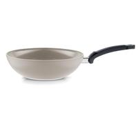Fissler Ceratal Wok de 3,7 L y 28 cm de Diámetro, Aluminio, Sartén de Cerámica Revestida Antiadherente, Borde Alto, Libre de Pfas/Ptfe, Fabricado en Alemania, Inducción