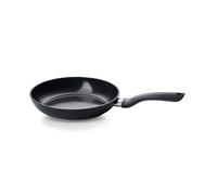 Fissler Essential Black - Sartén con revestimiento de aluminio (26 cm, revestimiento de cerámica, sin PFAS/PTFE, inducción), color negro