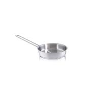 Fissler Häppchen-Set Mini Sartén de Acero Inoxidable 16 cm - sartén pequeña para porciones reducidas, calentar alimentos y derretir mantequilla, base Superthermic, apta para inducción