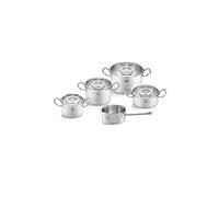 FISSLER Juego de ollas de 5 piezas con tapa de cristal ORIGINAL PROFI COLLECTION Acero inoxidable/Mate plata