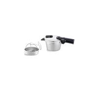 FISSLER Olla a presión con vaporera VITAQUICK 18cm/2,5l Acero inoxidable plata