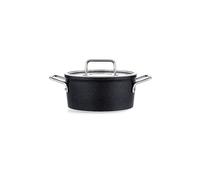 Fissler Olla Adamant 20 cm 2,7 L Aluminio Antiadherente Tapa de vidrio Inducción Negra