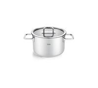 FISSLER Olla con tapa de cristal VISEO PRO 20cm/3,6l acero inoxidable plata