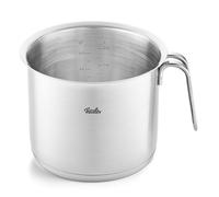 Fissler Original-Profi Collection, Cazo para la leche de 2,6 L y 16 cm de diámetro, acero inoxidable, con reborde y escala de medición integrada, inducción