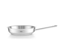 Fissler Original-Profi Collection Sartén de acero inoxidable, 24 cm de diámetro, sartén con escala de medición integrada, superficie de cocción Novogrill, inducción