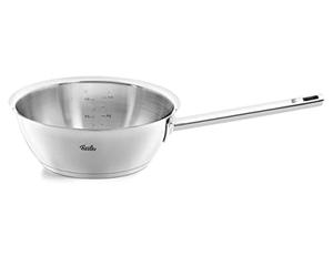 Fissler Original-Profi Collection Sartén honda de 1,9 L y 20 cm de diámetro, acero inoxidable, con reborde y escala de medición integrada, inducción