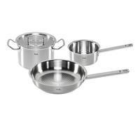 Fissler Original Profi Collection Set de 3 piezas (Olla 20cm, Cazo 16cm, Sartén 24cm)