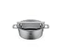 Fissler phi collection braten- topf mit glasdeckel 24 cm, 3,9l