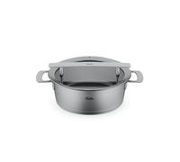 Fissler Olla para asados Phi Collection con tapa de vidrio 24 cm 3,9 L