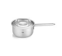 Fissler Pure Collection Cazo de 1,4 L y 16 cm de Diámetro, Acero Inoxidable, con Tapadera Metálica, Escala Interna, Inducción