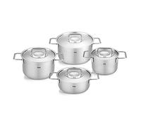 Fissler Pure Batería de Cocina de 4 Piezas en Acero Inoxidable