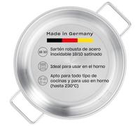 Fissler Sartén Pure Collection 28 cm Acero inoxidable Sin revestimiento Escala interna Inducción
