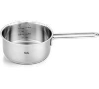 Fissler Pure Collection Cazo de Acero Inoxidable (de 1,4 L y 16 cm de Diámetro) con Reborde Vertedor, Escala Interna, Inducción