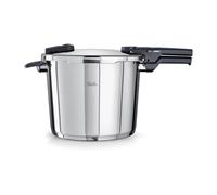 Fissler Vitaquick Olla a presión de 10 l y 26 cm de diámetro, acero inoxidable, 2 niveles de cocción, fabricada en Alemania, inducción