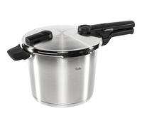 Fissler Vitaquick Premium Olla a presión de 6,0 l con accesorio de vapor, 3 piezas, 22 cm